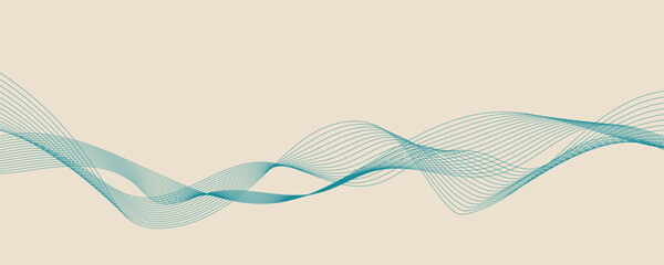 Abstract vector background with waves