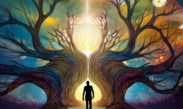 Concept: Mental health, search for spirituality. Abstract: The human brain is like a tree with roots.