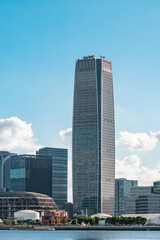 Riverside skyscrapers in Shanghai, China
