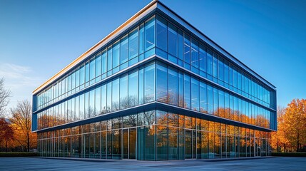 Obraz premium Close-up of thermal break in curtain wall framing system