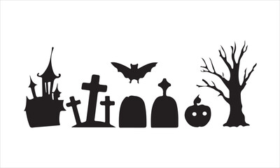 graveyard scene spooky gravestones vector illustration
Halloween holiday black frame with cemetery, witch stock illustration 