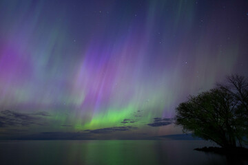 Northern Light (Aurora) near the great lakes