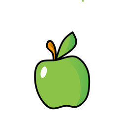 green apple mascot