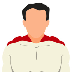 Superhero Man Vector Graphic