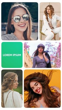 Fashion Multi-Panel Story Post with Text & Images