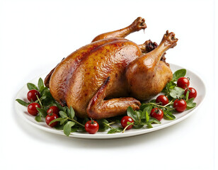 chicken  isolated on a white background