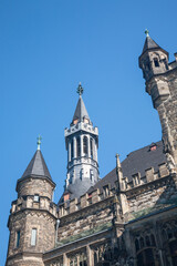 Town hall towers, Aachen, Germany