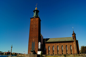 Strassen und Gebäude in Schwedens Stockholm