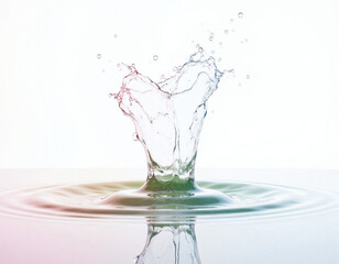 water splash  isolated on white background