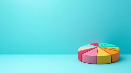 Obraz premium Pie Chart Visualization of Key Revenue Streams Driving Enterprise Growth and Success