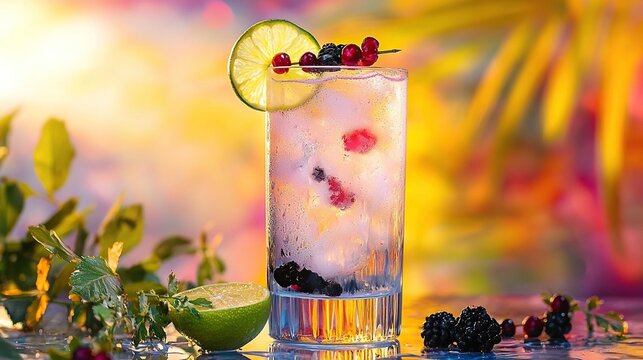 Kala khatta collins indian cocktail