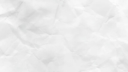 Crumpled White Paper, Paper texture background.  White creased paper