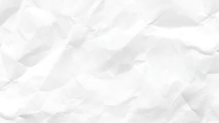 Crumpled White Paper, Paper texture background.  White creased paper