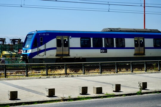 EFE Train XT-08-CM. Valpara&iacute;so, Chile, October 17, 2023. 