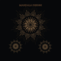 Mandala Design royalty in Spiritual Mandala Design, Delicate watercolor flower mandala, 