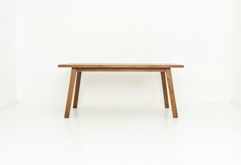 wooden table and chair