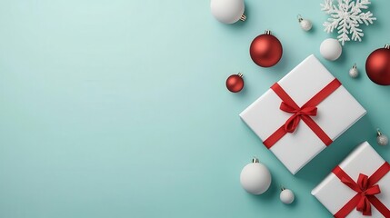 Catalog cover with  LimitedTime Christmas Sale  and festive Christmas decorations