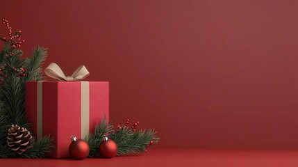 Catalog cover with  LimitedTime Christmas Sale  and festive Christmas decorations