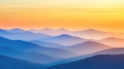 Majestic sunrise over mountain valleys nature landscape gigapixel quality ethereal viewpoint tranquil atmosphere