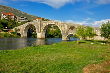 Bridge of Arslanagic on the river Trebisnjica near Trebinje