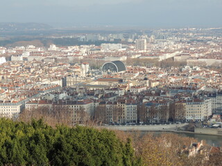 Obraz premium View of Lyon - Opera of Lyon