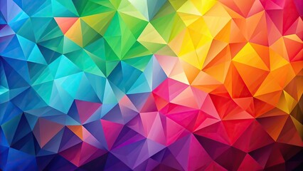 Obraz premium Colorful abstract wallpaper with triangles