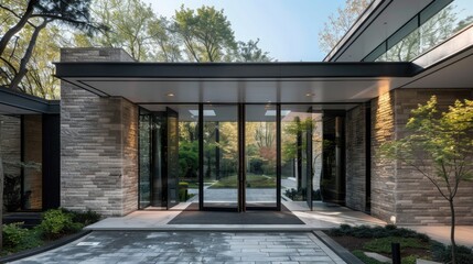 Entrance to the house 