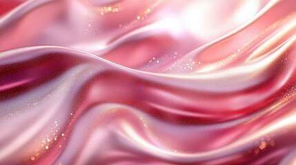 Obraz premium luxury abstract pink shiny wave background