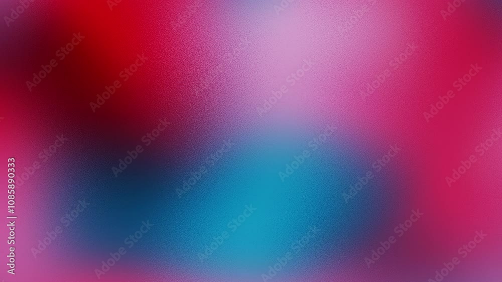 Poster Abstract background gradient black blue and orange with coarse grain noise texture effect. Gradient color animated background with coarse grain