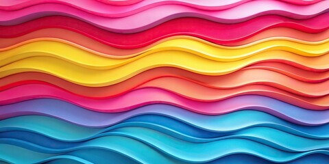 Obraz premium Colorful abstract waves texture