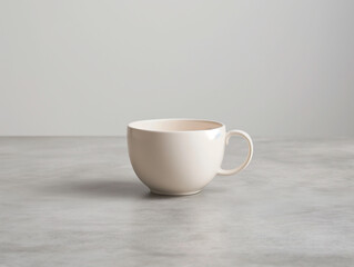 Fototapeta premium clean_white_ceramic_coffee_mug