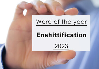 Word of the year 2023 - Enshittification