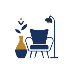 Elegant Minimalist Logo Design for Modern Interior Styling