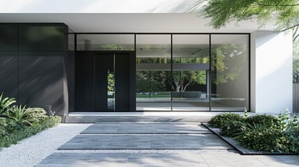 Obraz premium Entrance to the house 