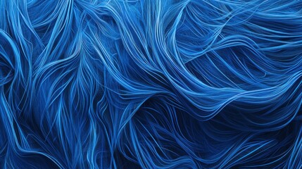 Obraz premium Abstract Blue Swirls