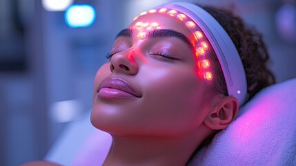 Patient receiving electromagnetic therapy treatment for pain management