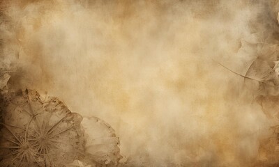 Vintage Paper Texture with worn edges and sepia tones