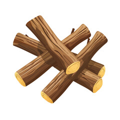 A simple flat 2D icon of licorice root isolated on a background, vector design, ideal for animation, UI/UX design, mobile apps, web design, digital illustrations