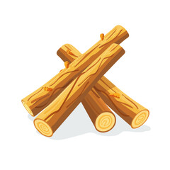 A simple flat 2D icon of licorice root isolated on a background, vector design, ideal for animation, UI/UX design, mobile apps, web design, digital illustrations