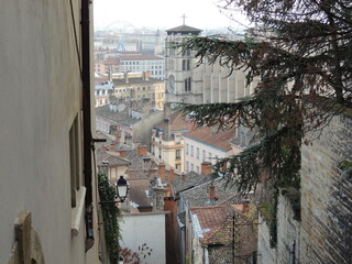 Staircase in Lyon - France
