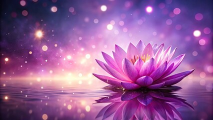 Obraz premium Colorful lotus flower on water