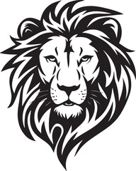 High-Quality Lion Vector Silhouette Illustration for Commercial Use, Perfect for Logos, Designs, and Creative Projects isolated on transparent background, Vector Silhouette file