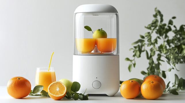 Automatic Citrus Juicer Machine  Fresh Orange Juice Maker  Healthy Breakfast  Kitchen Appl