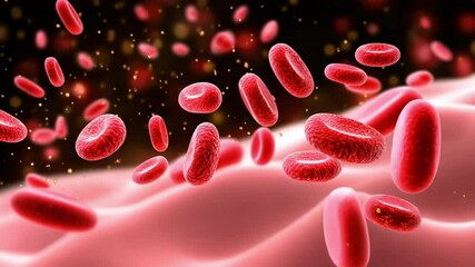 Hiv prevention and blood circulation theme in abstract medical art