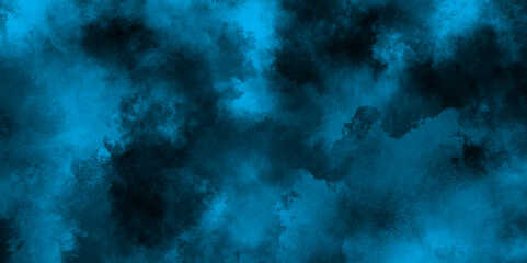 blue brush painted old grunge texture, Smoke in the dark blue texture, watercolor background concept design background with smoke, watercolor painted mottled blue background with vintage grunge.	