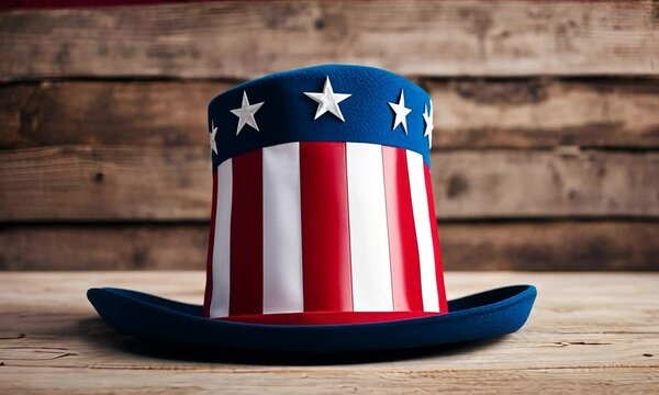 American Uncle Sam hat.
