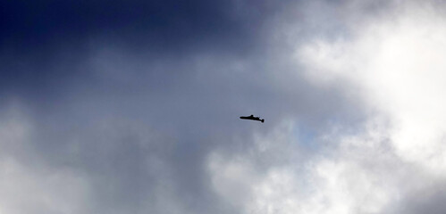 Unmanned attack drone kamikaze type Shahed of Ukraine