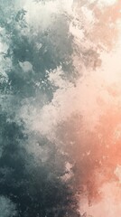 Obraz premium Green and orange grunge textured background with faded effect.