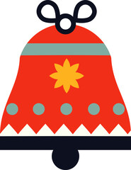 Christmas Ball Geometric Simple Christmas Decoration Toy. Cute Xmas Symbol