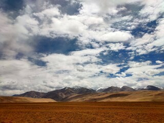 landscape with clouds